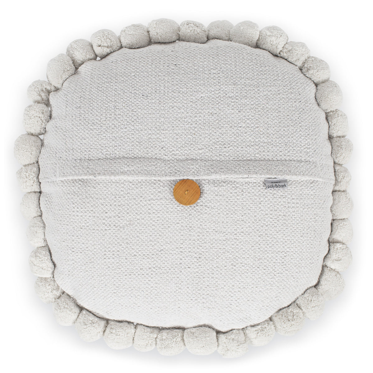 Pom Round Throw Pillow