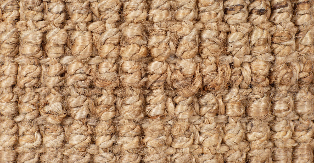 Abel 16" Jute Pouf