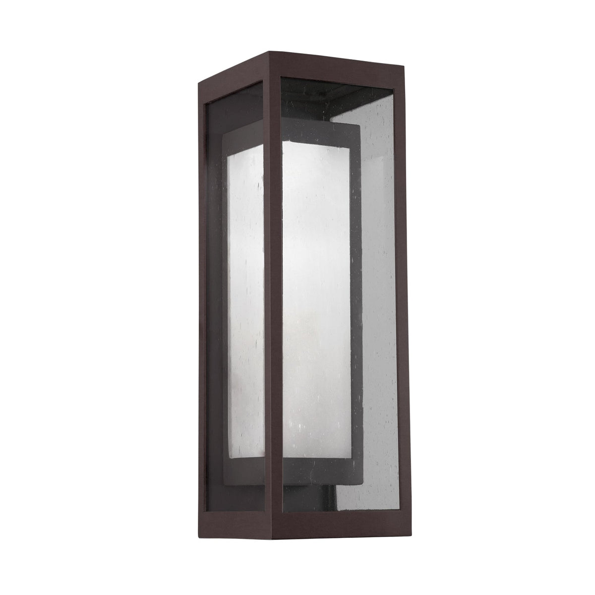 Double Box Outdoor Wall Sconce