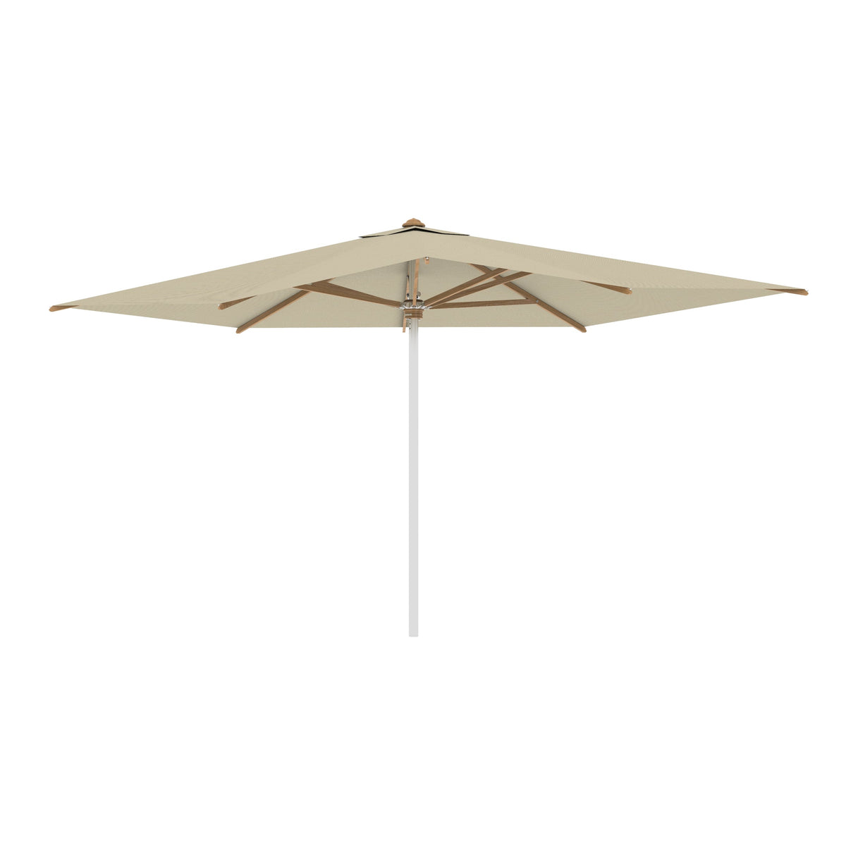 Shady Rectangle Umbrella with Teak Ribs