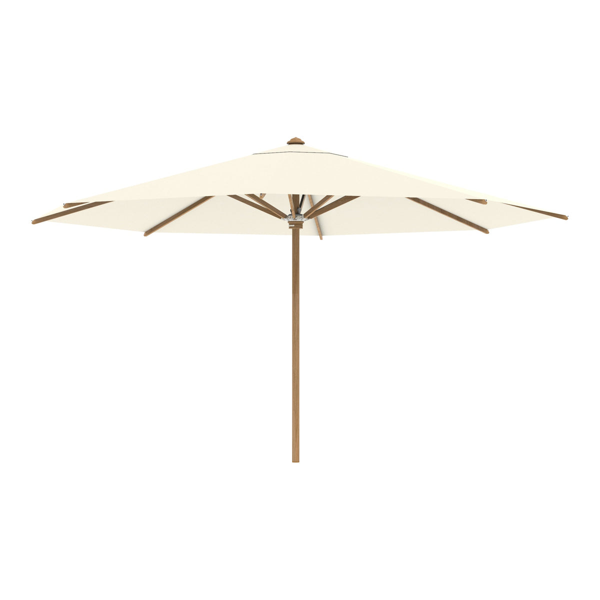 Shady Round Teak Umbrella