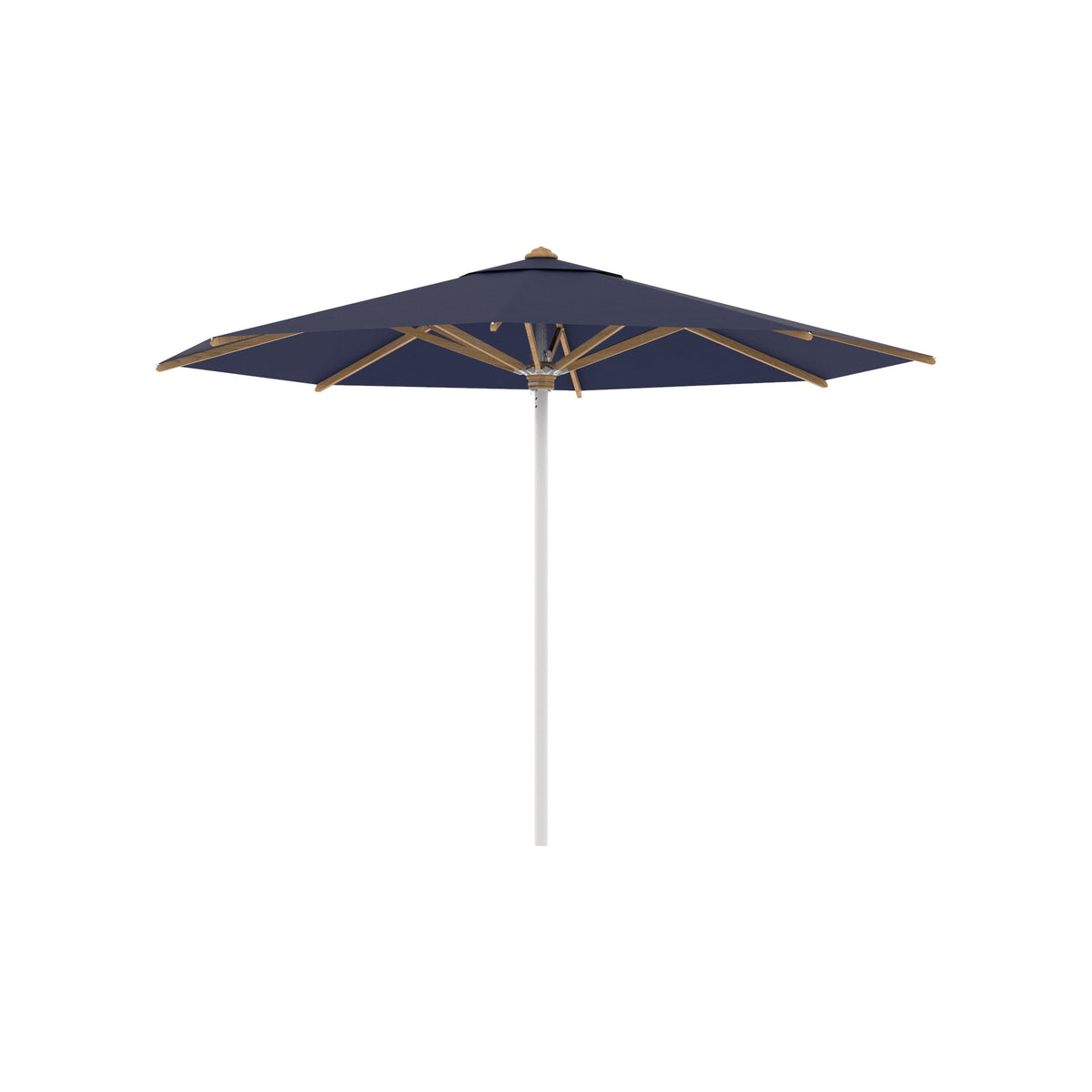 Shady Round Umbrella with Teak Ribs