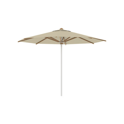 Shady Round Umbrella with Teak Ribs